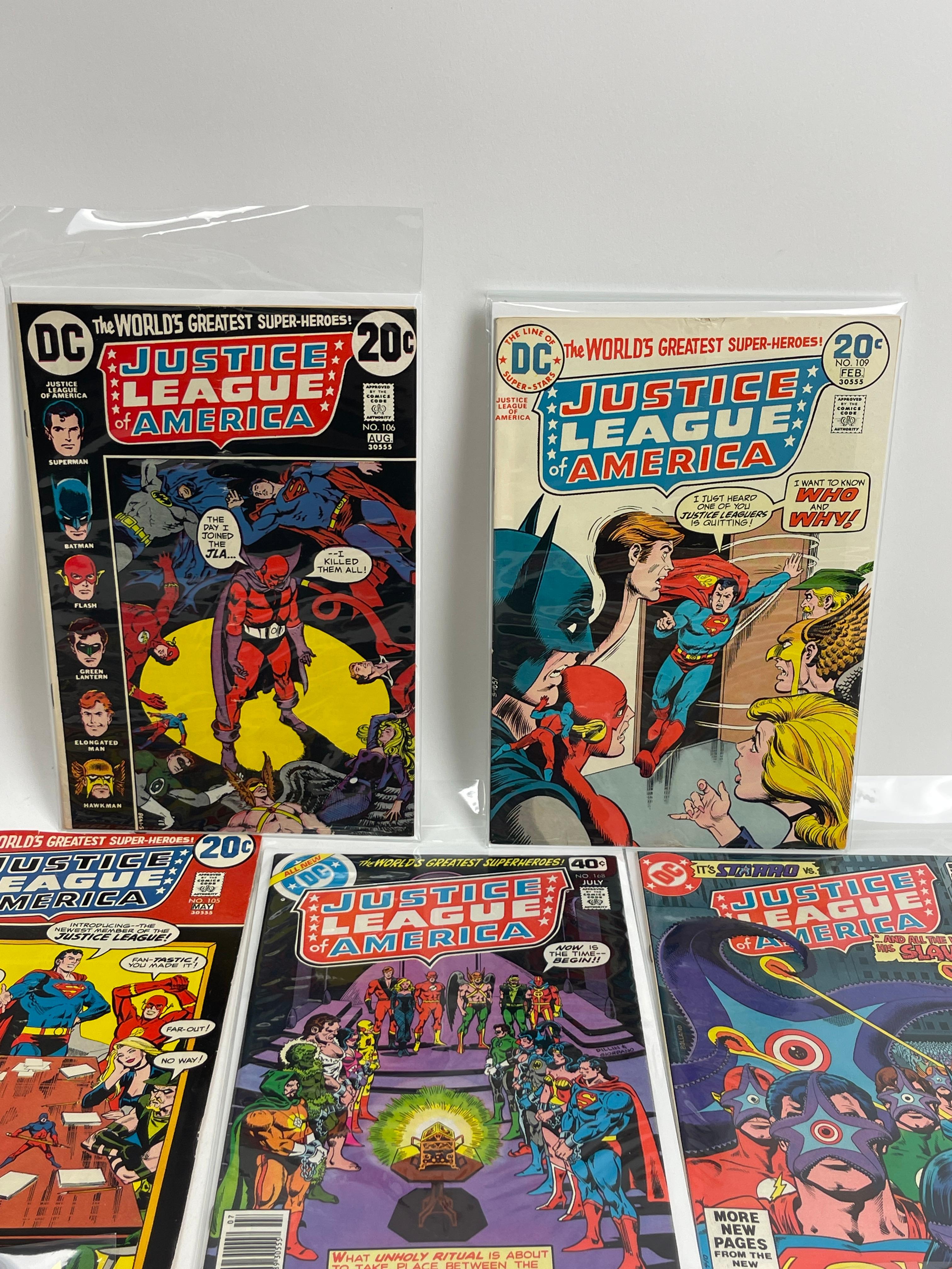 Vintage Justice League of America Marvel DC Collection Lot of 10