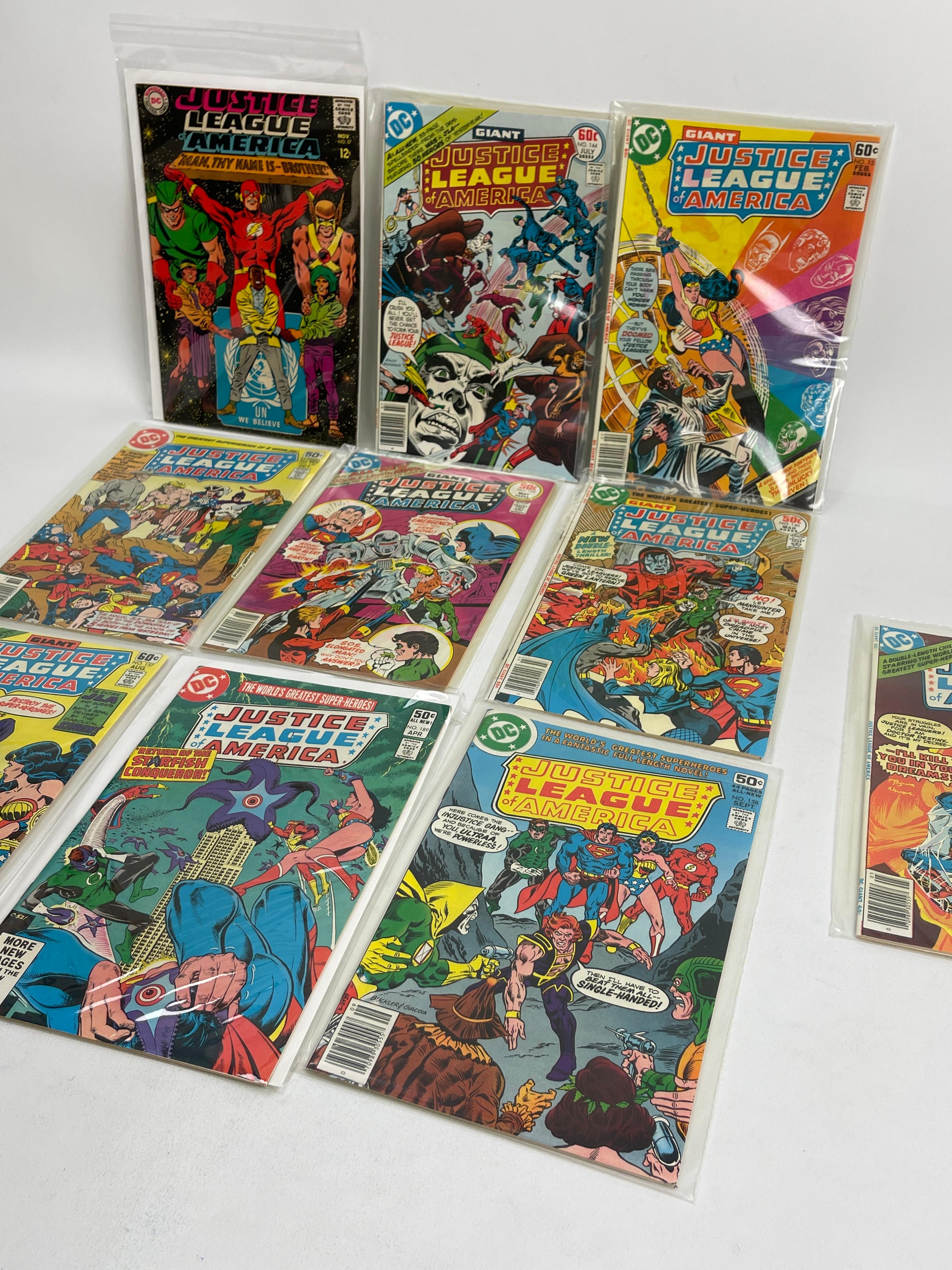 Vintage Justice League of America Marvel DC Collection Lot of 10