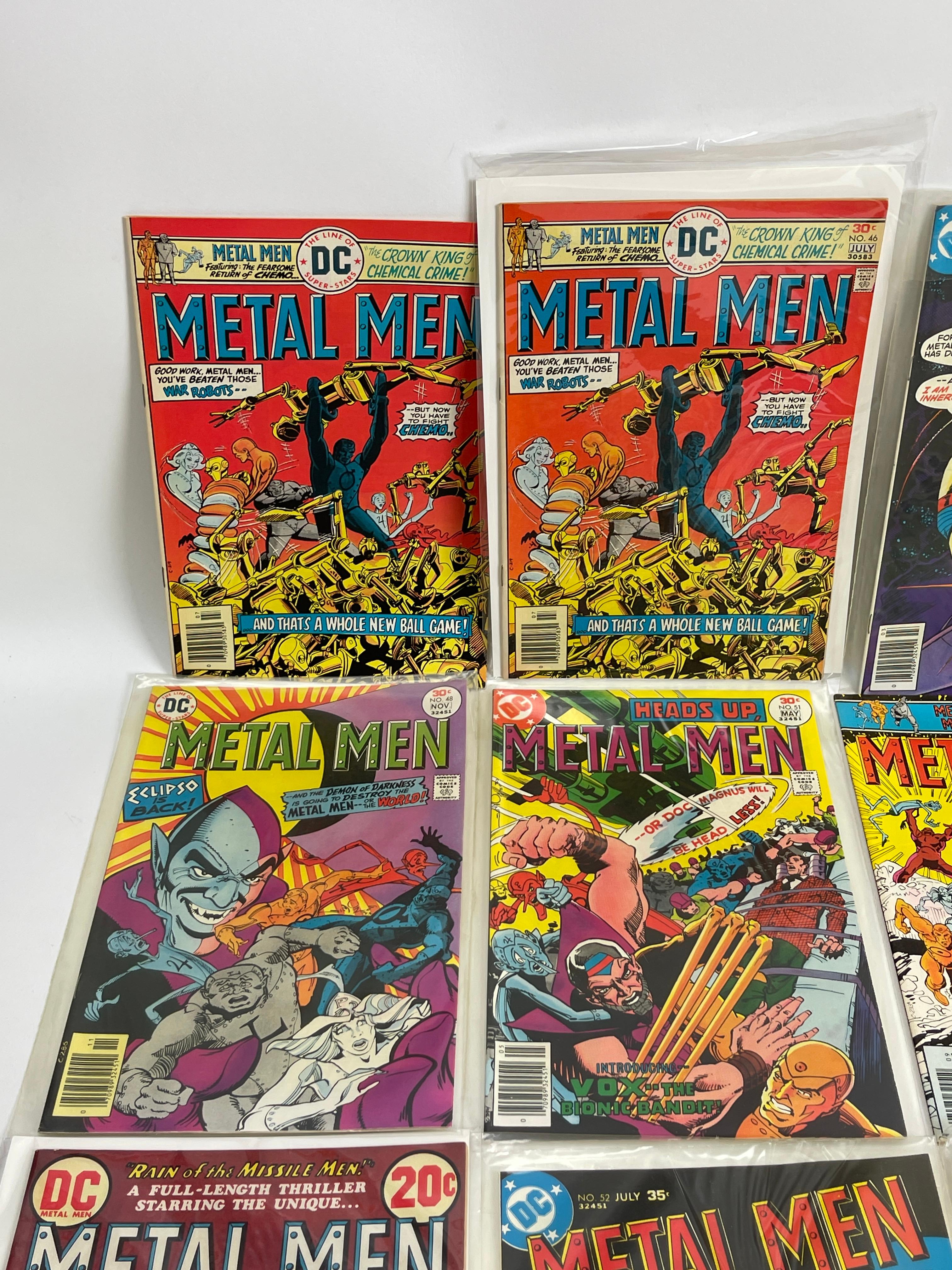 Vintage Metal Men Marvel DC Comic Book Collection Lot 15