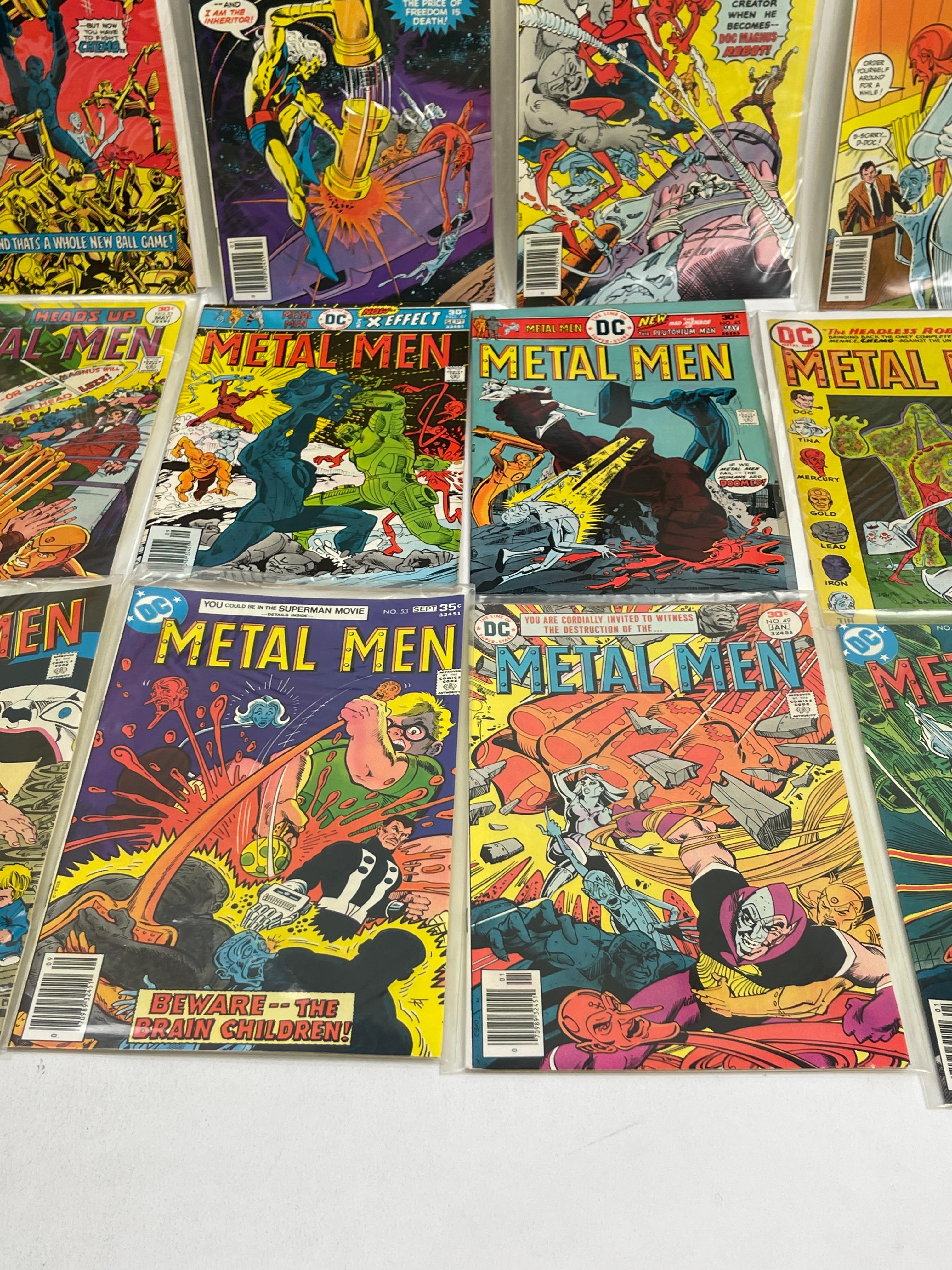 Vintage Metal Men Marvel DC Comic Book Collection Lot 15