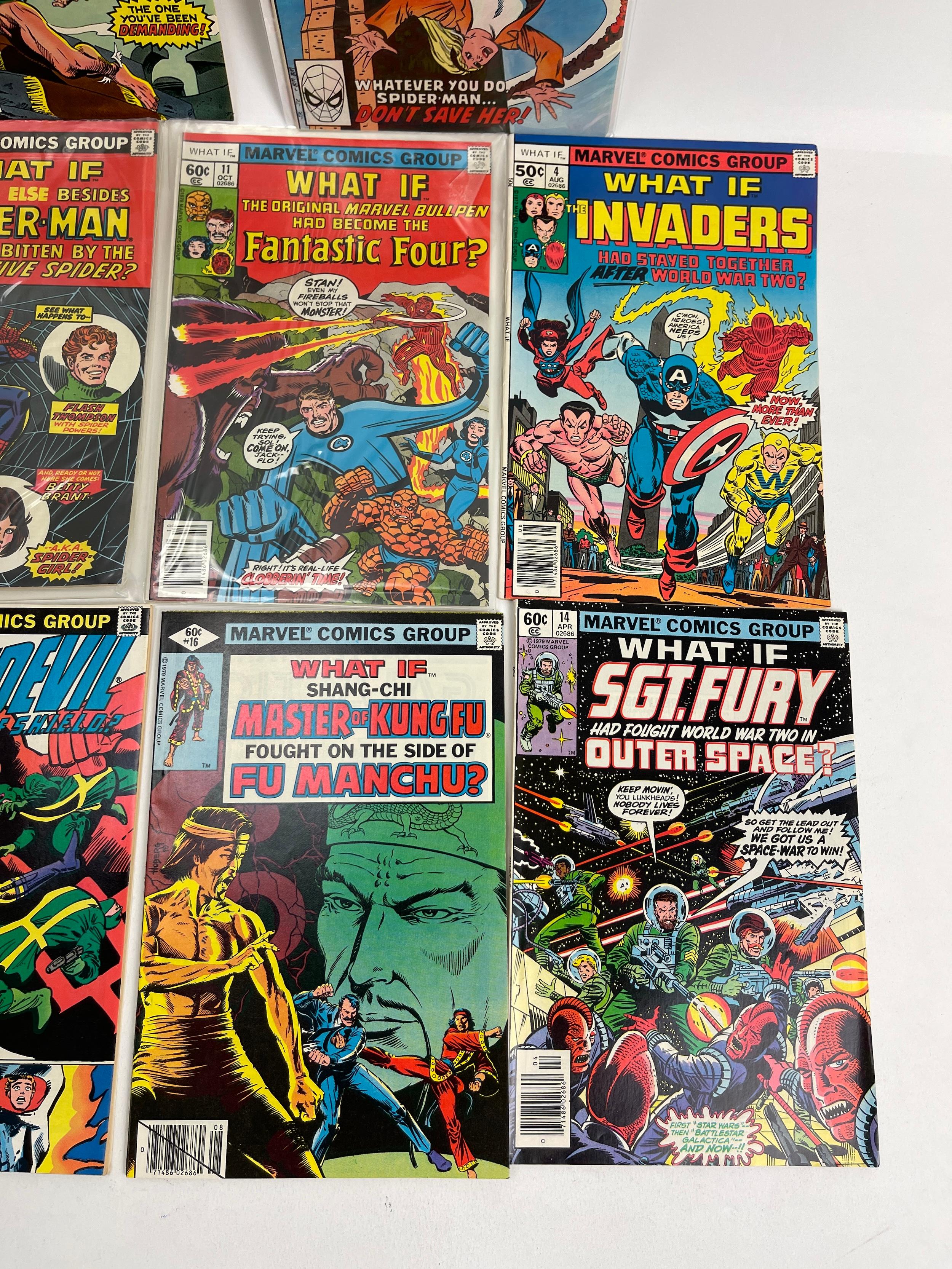 Vintage What If Marvel Comic Book Collection Lot of 8