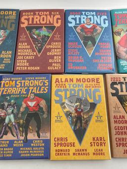 Tom Strong Mixed Hardcover Comic Book Collection Lot of 7