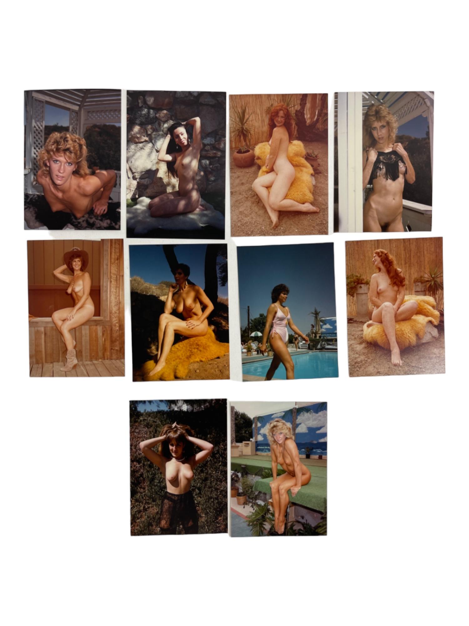 Vintage Pin-Up Nude Female Model Erotic Risque Photograph Collection Lot of 10