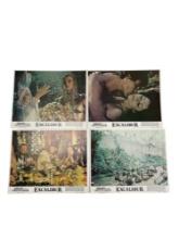 Vintage Original "Excalibur" 1981 Movie Film Lobby Card Collection Lot