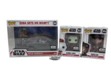 Star Wars Smuggler's Bounty and Boba Gett Vinyl Pop Figures