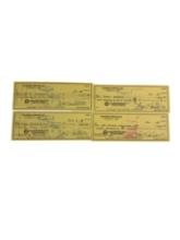 LEE MISHKIN ORIGINAL HAND SIGNED PERSONAL CHECK Autograph LOT 4