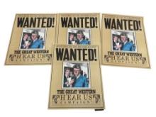 The Great Western Here us Campain "WANTED" Vintage Poster Collection Lot 5