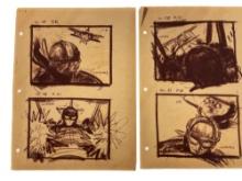 Mentor Huebner Movie Illustration Storyboard Concept Drawing  Art