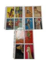 Vintage Mutoscope Pin-Up Girl Card Collection Lot