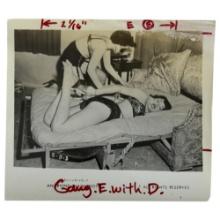 Vintage Original Bettie PagePre Production Proof Photography Final Printâ€“ Irving Klaw