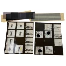 Vintage BurlesqueMale Model Contact Sheet with Original Negatives â€“ 8" x 10" â€“ Burlesque Magazin