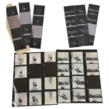 Vintage BurlesqueMale Model Contact Sheet with Original Negatives â€“ 8" x 10" â€“ Burlesque Magazin