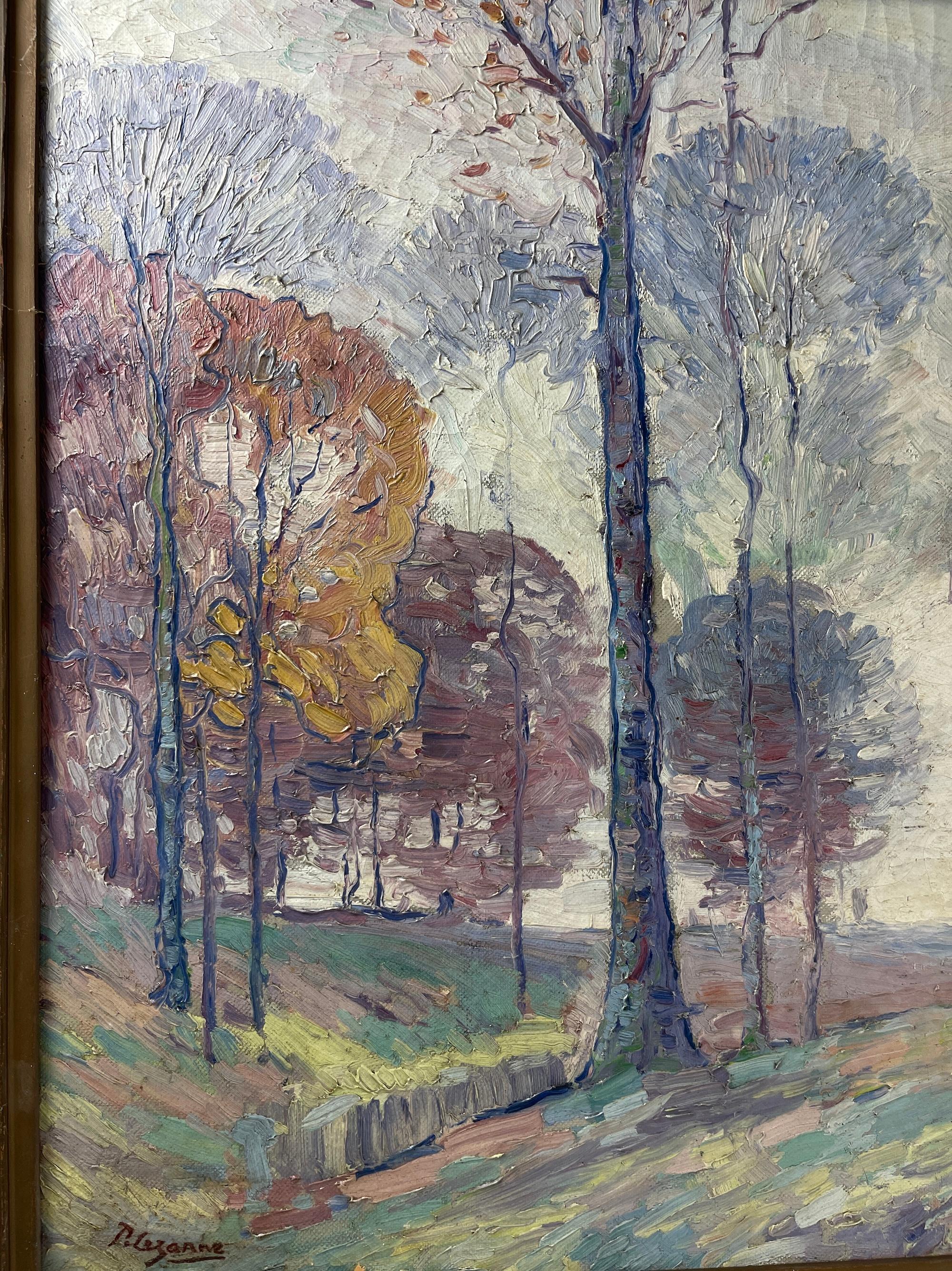 Attr. Paul Cezanne, Impressionist Oil Painting on Canvas