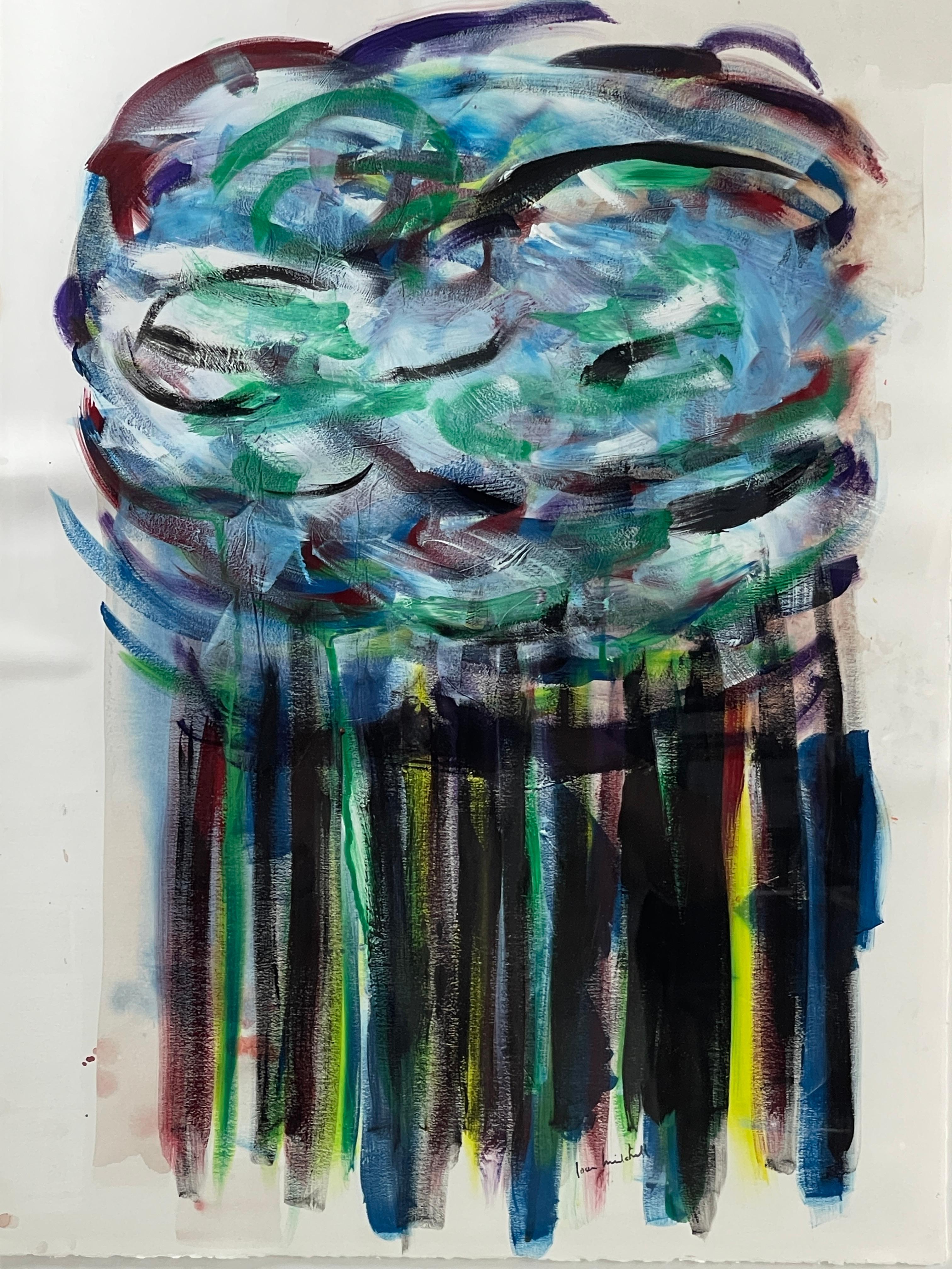 Joan Mitchell (American/French, 1925â€“1992) â€“ Abstract Composition, Pastel on Paper, Signed