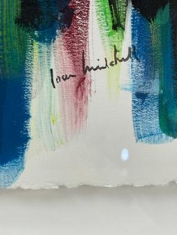 Joan Mitchell (American/French, 1925â€“1992) â€“ Abstract Composition, Pastel on Paper, Signed