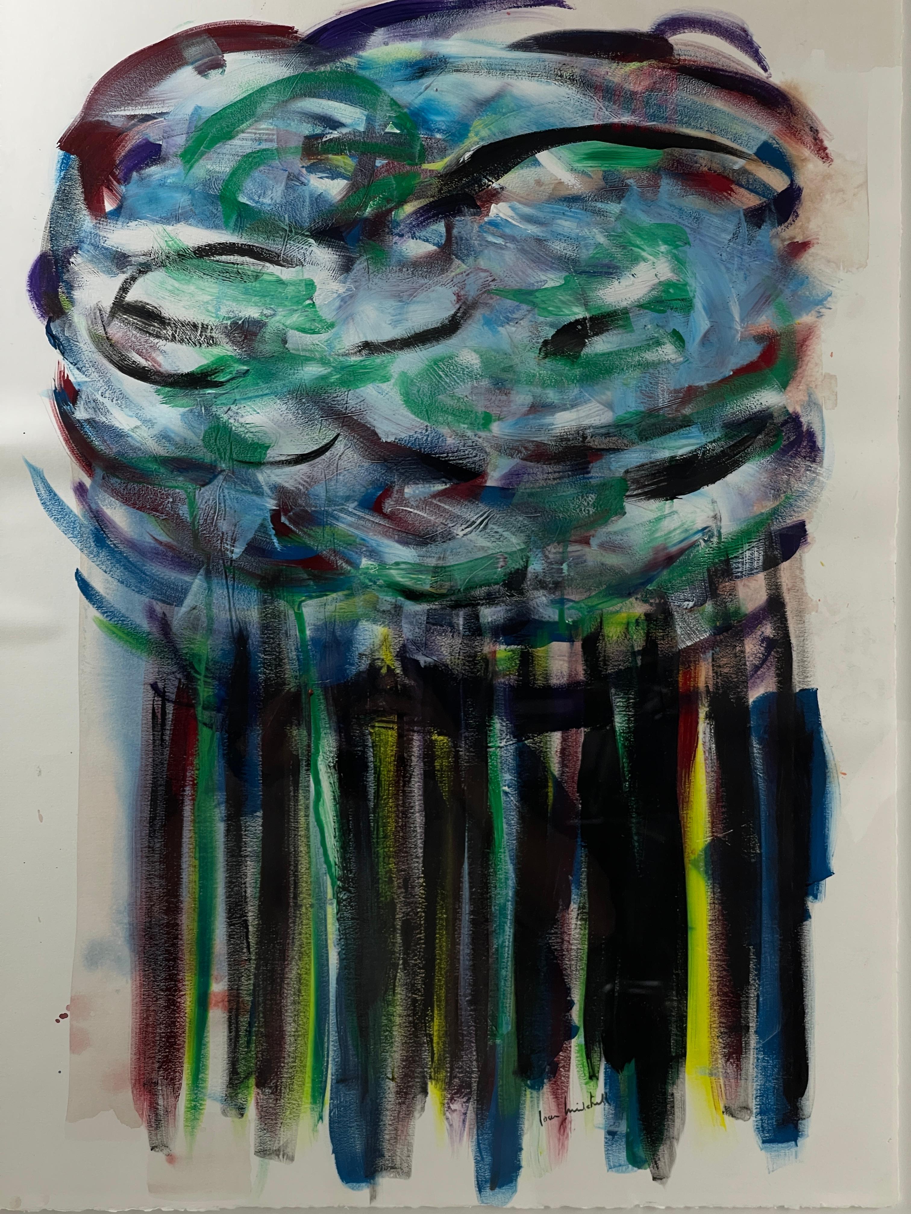 Joan Mitchell (American/French, 1925â€“1992) â€“ Abstract Composition, Pastel on Paper, Signed