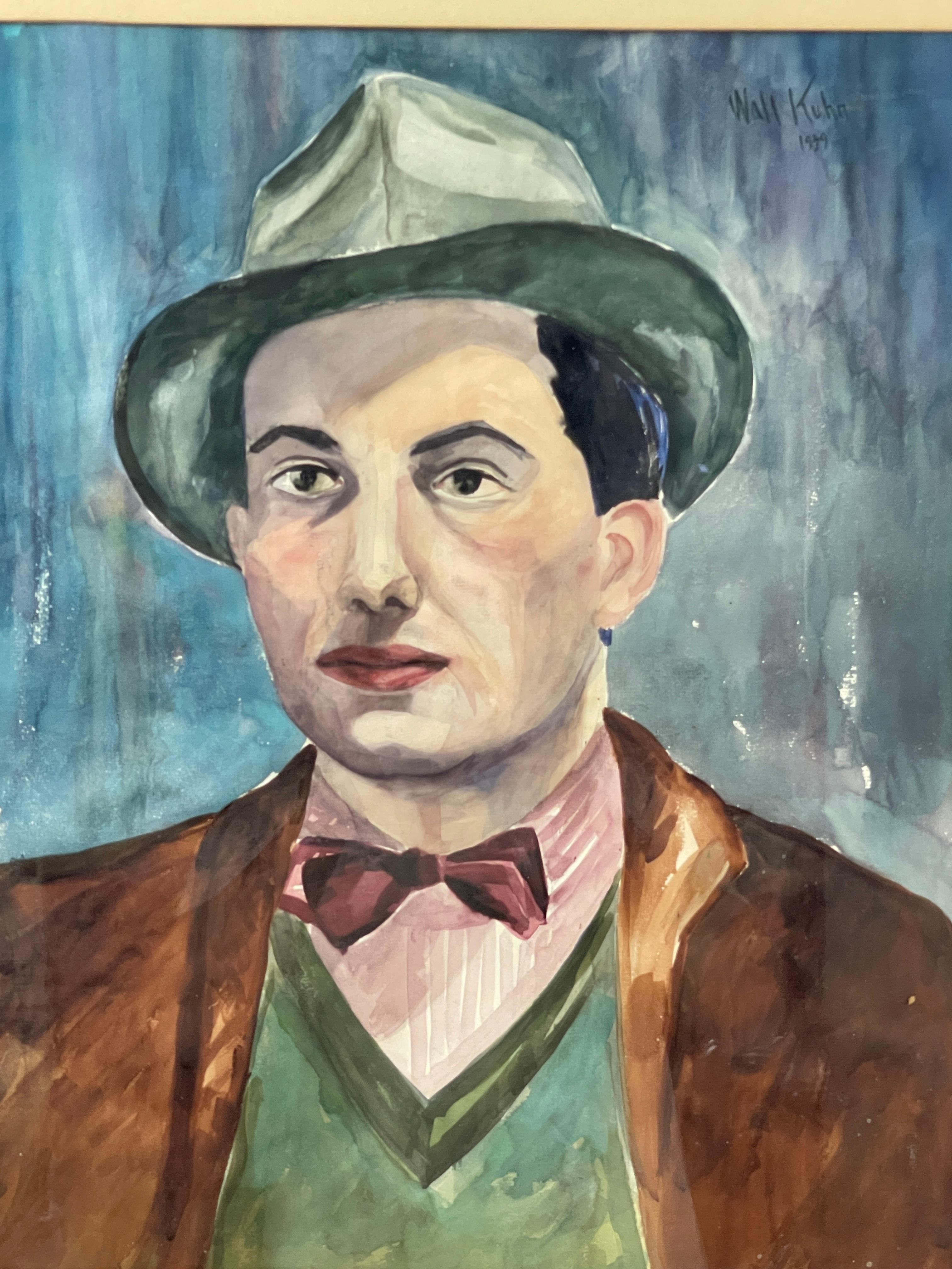 Walt Kuhn (American, 1877â€“1949) â€“ Watercolor Painting, Signed Upper Left