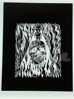 Don Rico â€“ Negative Production Art for Weird Tales (Winter 1973), "The Splendid Apparition" LOT OF