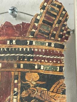 Ancient Egyptian Coptic Linen Textile Fragment