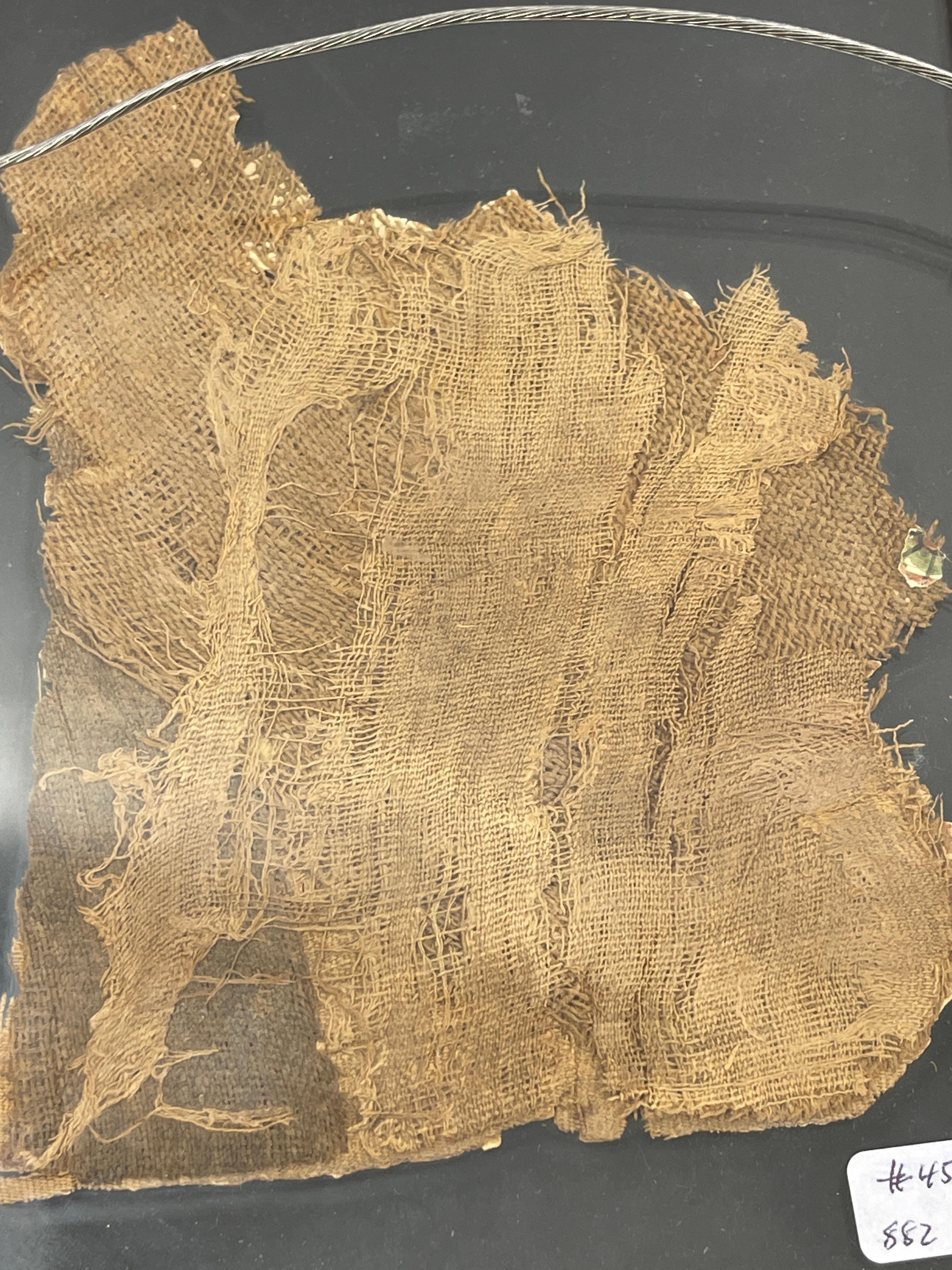 Ancient Egyptian Coptic Linen Textile Fragment