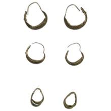 Ancient High Karat Gold Earring Ear Ring Collection Jewelry