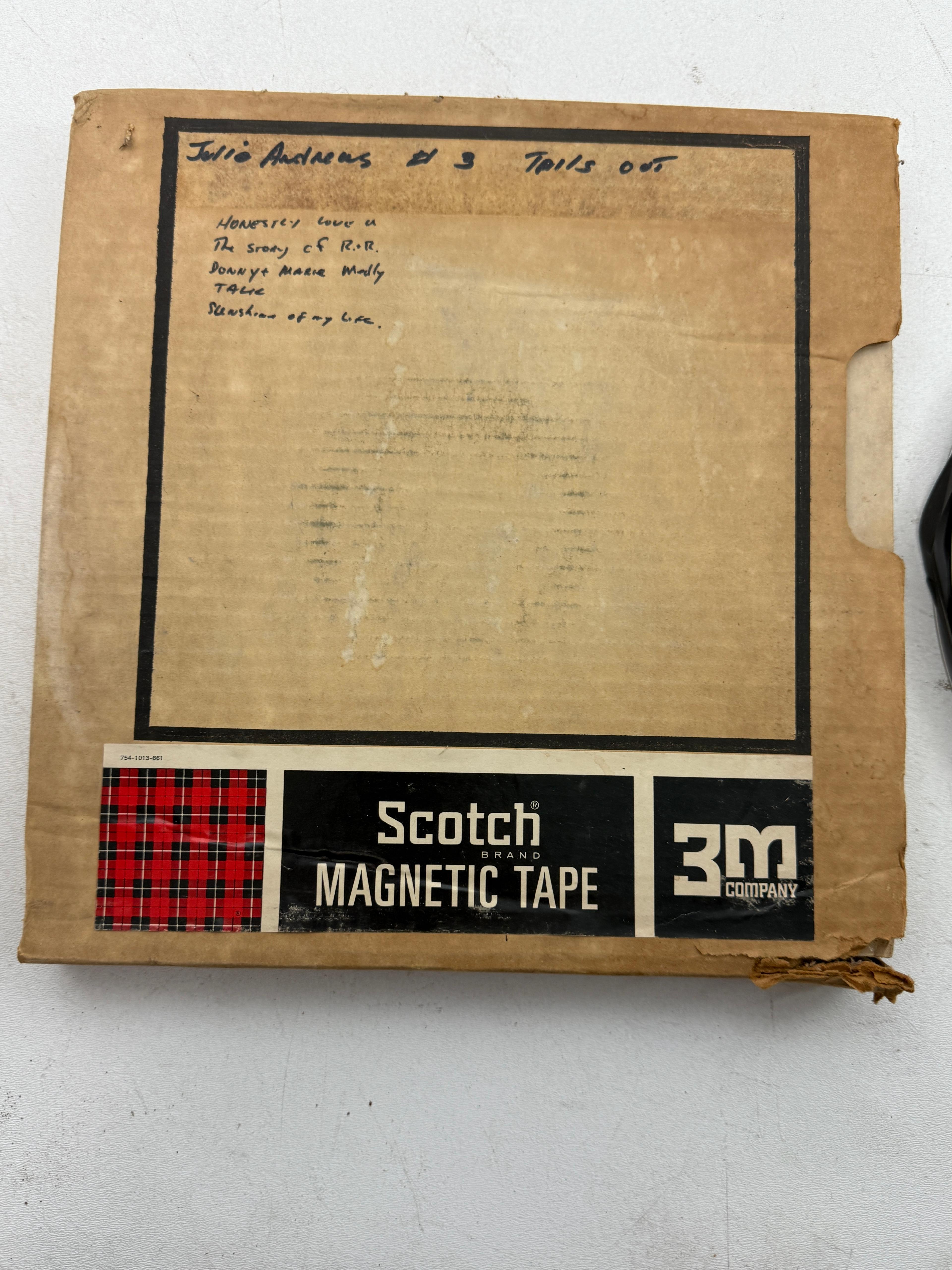 3m Scotch 1/2 207 Reel to Reel Anolog Tapes Julie Andrews