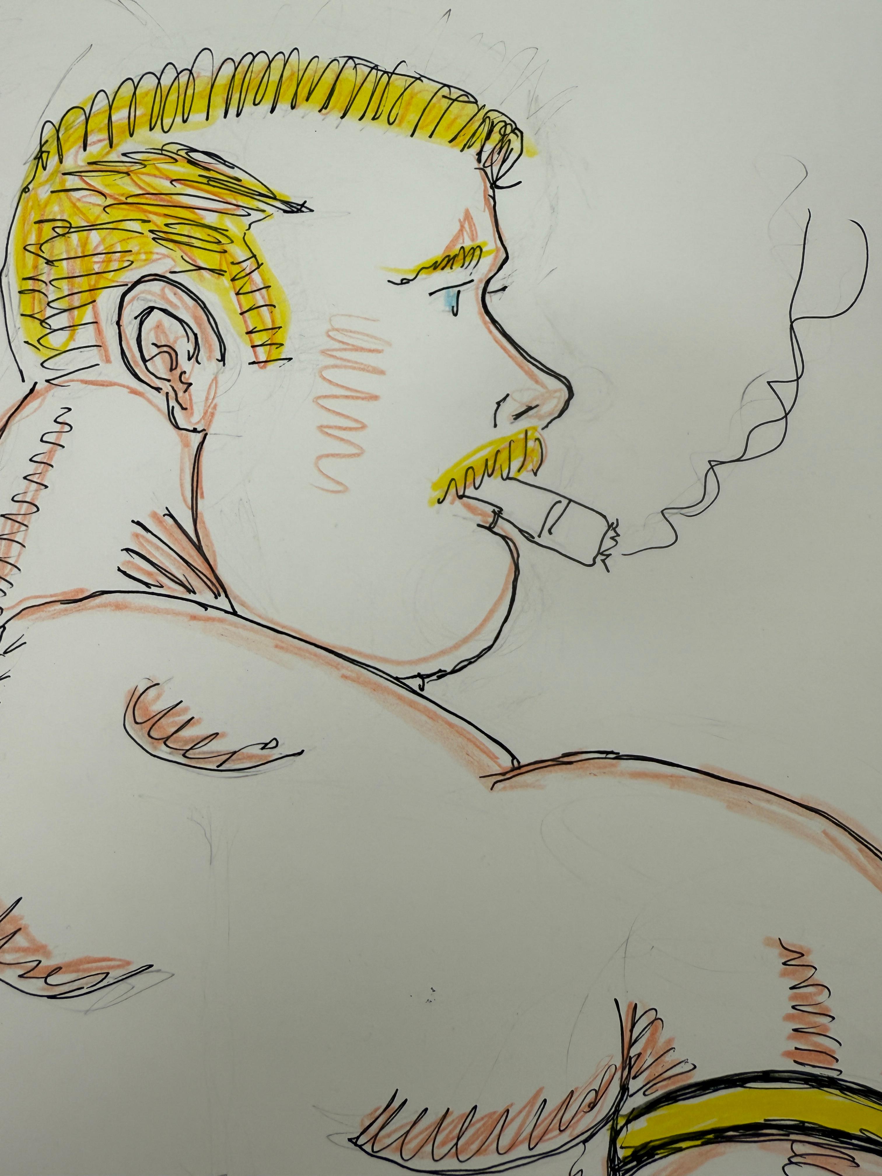 Randy Coleman Smoking Mans Behind