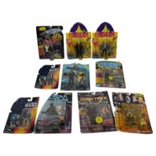 Vintage Collection of Action Figures From Star Trek