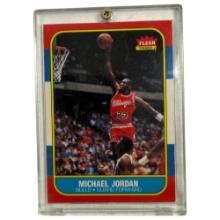 Rare Basketball Trading card Michael Jordan 1986 Fleer #57 Rookie Card