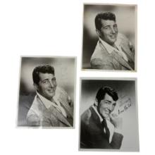Vintage Signed Photos of Hollywood Actor Singer Dean Martin