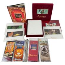 Vintage Warner Bros. Anastasia Widescreen Collection Edition And Disney Binder Guide Map Lot of 130