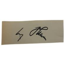 WWII GERMAN REICH ADOLF HITLER CUT AUTOGRAPH