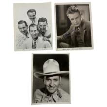 Vintage Black and White Movie Photos - Signed Celebrity Actors & Actresses - Lot 8" x 10" Photograph