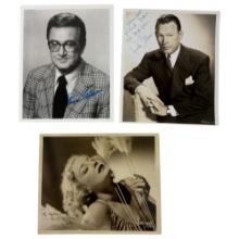 Vintage Black and White Movie Photos - Signed Celebrity Actors & Actresses - Lot 8" x 10" Photograph