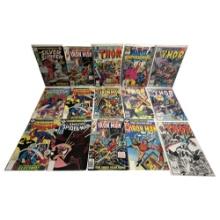 Vintage Comic Book Marvel DC Collection Lot of 15 Books