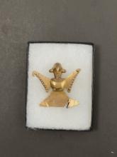 Ancient Pre-Columbian Gold Eagle Pendant