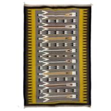 Vintage Rare Navajo Yei Rug â€“ Native American Textile