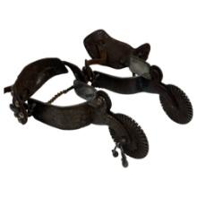Vintage Western Cowboy Boot Spurs Stamped Garcia