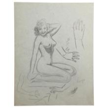 Alberto Vargas - Vargas Girls Original Signed Pin Up Art