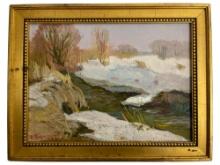 Oleksiy Bednoshey (Ukranian) - Oil on Canvas Signed and Dated Painting