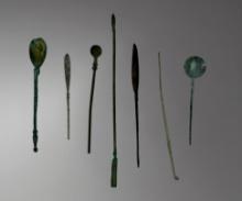 Roman Bronze Medical Instruments â€“ 1st Century AD Set of 7