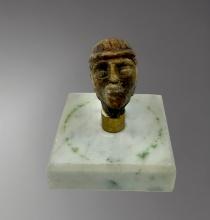 Roman Marble Head of a Man â€“ 4th Century AD