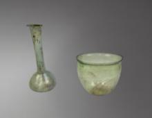 Two Roman Glass Vessels â€“ 1st Century AD