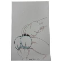 Randy Coleman Signed Gay Male Interest Original Drawing Illustration Art