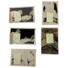 Vintage Grotesque Nude 4x5 Inch Mulan Rouge Post Card Lot Of 6