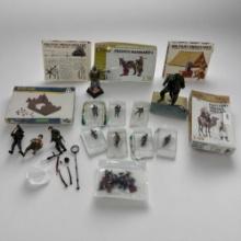 Vintage Military Action Figure & Model Kit Lot