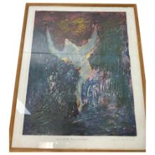 Vintage 2003 Mixed Media Art "Dancing In The Dead Rain Forest" By William D. Laculla 1/1