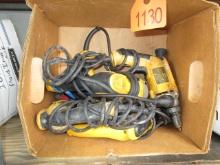 Box of Dewalt Cordless Tools