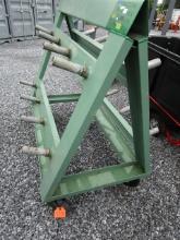 Green Heavy Duty Wheeled Cart