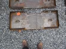 Skid Steer Loader Quick Attach Blank Plate